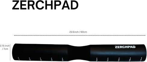 Barbell Pad Squat Pad Designed Specifically for Zercher Squats - Great for Zercher Squats, Front Squats and Hip Thrusts — Extra Long Length—Fit Standard and Olympic Bars Perfectly in Saudi Arabia