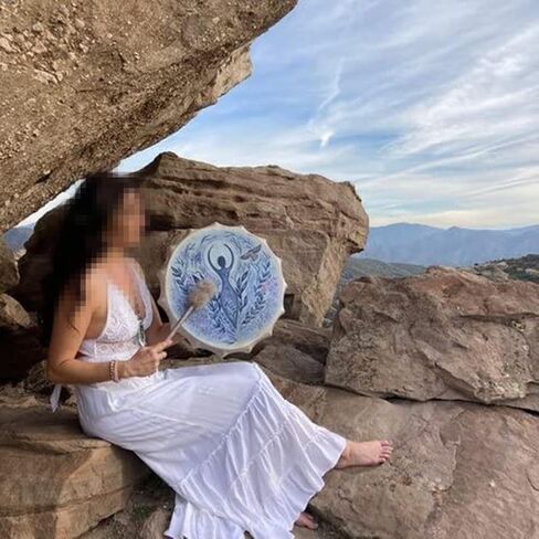 Shaman Drum Spirit Music Shamanic Drum with Rope Handles and Mallets, Multipurpose for Healing and Sound Healing (2) in Saudi Arabia