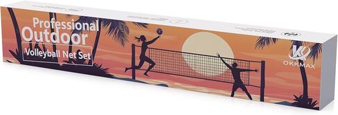 مجموعة شبكة كرة طائرة احترافية للاستخدام في الهواء الطلق مع أقطاب قابلة للتعديل وتصميم مضاد للترهل، شبكة كرة طائرة محمولة تتضمن لوحة ثابتة للشاطئ، لوحة نتائج، خط حدودي وحقيبة حمل لعشب الشاطئ في الفناء الخلفي in Kuwait