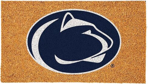 ممسحة جوز الهند الطبيعية من فريق سبورتس أمريكا NCAA Penn State | شعار الفريق الرسمي بالألوان الكاملة | 28 × 16 بوصة | عدم الانزلاق مرة أخرى | سجادات أرضية ترحيب للباب الأمامي | ديكور منزلي لمدخل داخلي وخارجي in Saudi Arabia