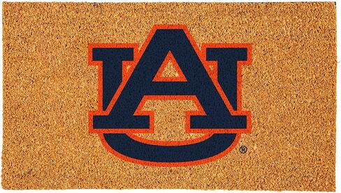 ممسحة من ألياف جوز الهند الطبيعية بجامعة تيم سبورتس أمريكا NCAA Auburn University | شعار الفريق الرسمي بالألوان الكاملة | 28 × 16 بوصة | عدم الانزلاق مرة أخرى | سجادات أرضية ترحيب للباب الأمامي | ديكور منزلي لمدخل داخلي وخارجي in Saudi Arabia