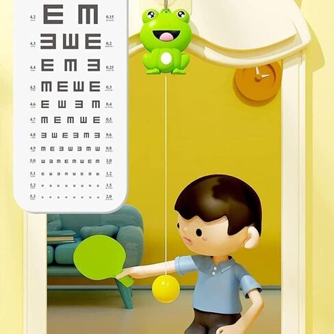 Hanging Table Tennis Trainer Starter Kit, Portable Ping Pong Paddle Set for Kids with Racket and Balls, Parent-Child Door Pong Game Exerciser for Outdoor & Indoor Games in Saudi Arabia