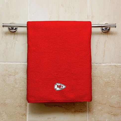 Northwest Kansas City Chiefs NFL Team Logo Hand Towel 2 Pack 16 x 26 Inches in Saudi Arabia