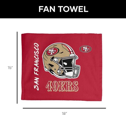 Northwest San Francisco 49ers NFL Rally - Rally Towel 18 x 15 Inches in Saudi Arabia