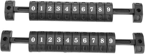 2pcs Table Football Counter 10 Numbers Scoring Score Counter Indicator for Standard Foosball Tables(Black) in Saudi Arabia
