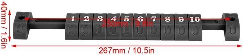 2pcs Table Football Counter 10 Numbers Scoring Score Counter Indicator for Standard Foosball Tables(Black) in Saudi Arabia