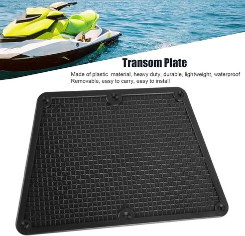 Plastic Transom Outboard Plate Pad for Inflatable Boat Yacht Kayak Canoe Fishing Boat Black Sturdy Motor Mount Transom Pad Heavy Duty Outboard Plate for Inflatable Boat in Saudi Arabia