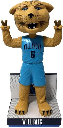 Will D. Cat Villanova Wildcats Light Blue Jersey Bobblehead College in Saudi Arabia