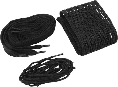 Mesh String, Mesh String Kit Mesh and Strings Black Nylon Wear Proof Mesh Piece Woven String for Accessory in Saudi Arabia