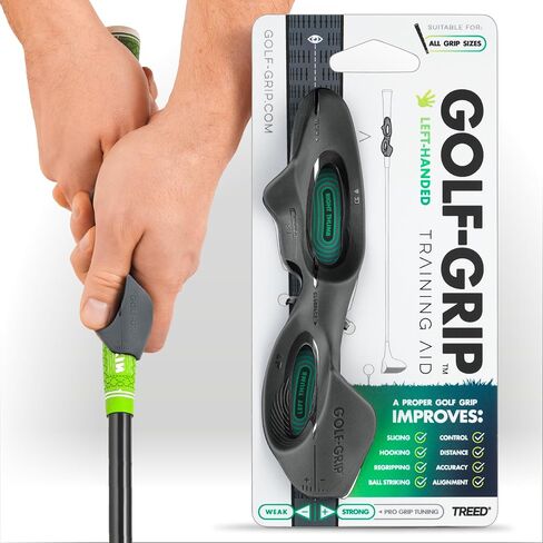 مدرب قبضة الجولف GOLF-GRIP™ للاعبي الجولف الذين يستخدمون اليد اليسرى واليمنى - مساعد تدريب الجولف سهل الارتداء لوضع اليد المناسب وتقنية التأرجح - ضرب بشكل مستقيم ولقطات أطول وإصلاح الشرائح أو الخطافات in Saudi Arabia