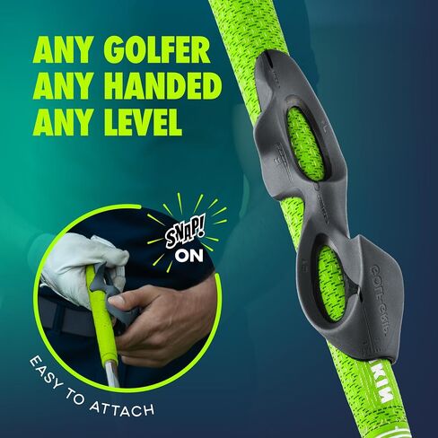 مدرب قبضة الجولف GOLF-GRIP™ للاعبي الجولف الذين يستخدمون اليد اليسرى واليمنى - مساعد تدريب الجولف سهل الارتداء لوضع اليد المناسب وتقنية التأرجح - ضرب بشكل مستقيم ولقطات أطول وإصلاح الشرائح أو الخطافات in Saudi Arabia