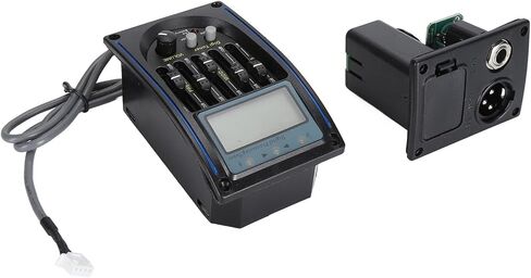 Drfeify Chromatic Tuner 5 Band Equalizer Acoustic Guitar Preamps Piezo Pickup Easy Assembly for Guitarists and Bassists in Saudi Arabia
