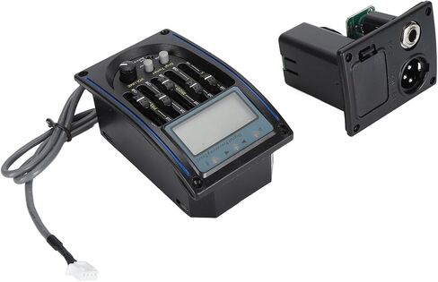 Drfeify Chromatic Tuner 5 Band Equalizer Acoustic Guitar Preamps Piezo Pickup Easy Assembly for Guitarists and Bassists in Saudi Arabia