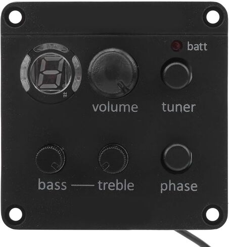 أنظمة Preamp المدمجة، 3، التحكم في مستوى الصوت/تشكيل النغمة/المرحلة، موالف LED، سهل التركيب، بصمة قدم صغيرة، التقاط جيتار صوتي من Sonicore in Saudi Arabia