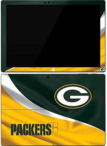 غلاف Skinit اللوحي متوافق مع Surface Pro 7 - تصميم Green Bay Packers المرخص رسميًا من الدوري الوطني لكرة القدم الأمريكية in Saudi Arabia