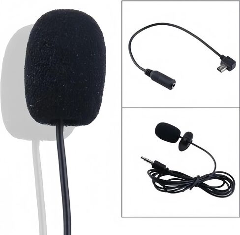 Professional Mini USB External Microphone with Collar Clip for GoPro Hero 3 3+ 4 in Saudi Arabia