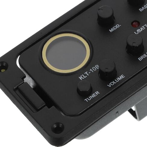 Acoustic Guitar Pickup with 4 Band Eq Preamp and Volume Control for Enhanced Sound Clarity Piezo Pickup for Folk Guitar in Saudi Arabia
