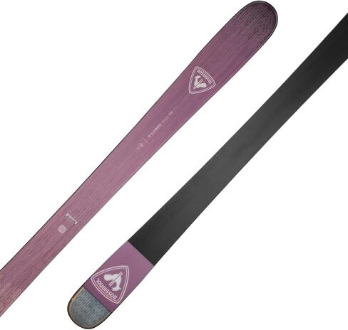 Rossignol Women's Rallybird Soul 92 متين ومستقر وسريع الاستجابة وناعم ومرن وقابل للمناورة في جميع الجبال على المنحدرات الحرة والتزلج على الجليد في جبال الألب ورياضات الثلج المفتوحة بدون روابط in Saudi Arabia