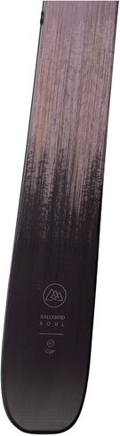 Rossignol Women's Rallybird Soul 92 متين ومستقر وسريع الاستجابة وناعم ومرن وقابل للمناورة في جميع الجبال على المنحدرات الحرة والتزلج على الجليد في جبال الألب ورياضات الثلج المفتوحة بدون روابط in Saudi Arabia