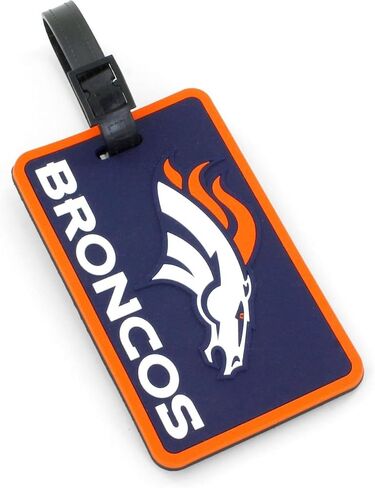 بطاقة حقيبة ناعمة من أمينكو NFL Denver Broncos، أزرق، 7.5 in Saudi Arabia