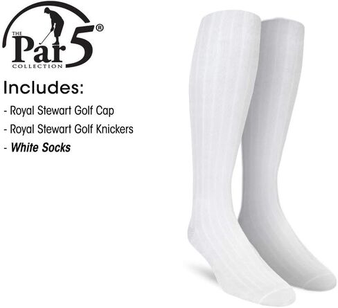 Golf Knickers Outfit - Stewart Collection - Matching Golf Cap and Over-The-Calf Socks: Ladies 'Par 5' - Royal Stewart in Saudi Arabia