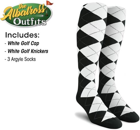 زي الجولف للسيدات Albatross من Golf Knickers - قبعة جولف، 3 جوارب Argyle in Kuwait