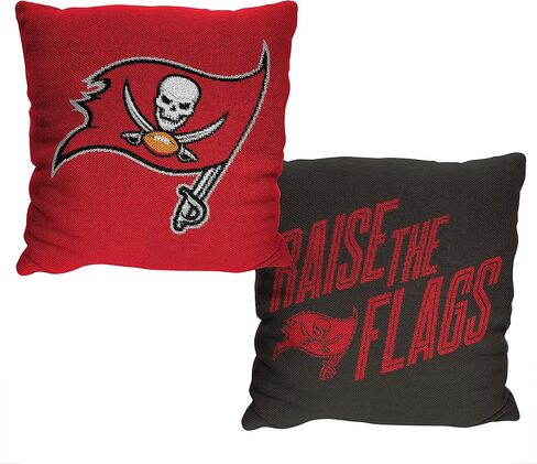Northwest - NFL Team Invert 14" Double Sided Jacquard Pillow - 2 Pack (Tampa Bay Buccaneers) in Saudi Arabia