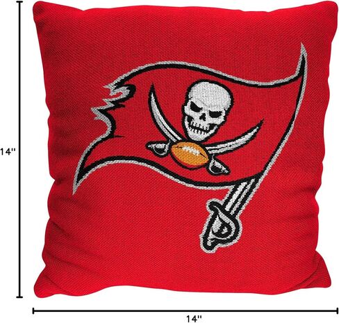 Northwest - NFL Team Invert 14" Double Sided Jacquard Pillow - 2 Pack (Tampa Bay Buccaneers) in Saudi Arabia