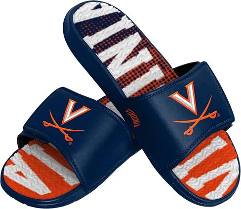 FOCO Virginia Cavaliers NCAA Mens Gradient Wordmark Gel Slide - M in Saudi Arabia