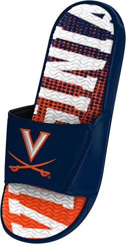 FOCO Virginia Cavaliers NCAA Mens Gradient Wordmark Gel Slide - M in Saudi Arabia