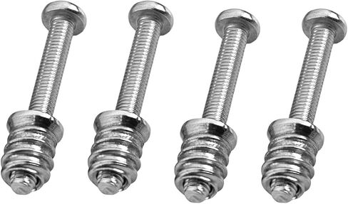 4 قطعة مسمار من الفولاذ المقاوم للصدأ على الرقبة برأس متقاطع للجيتار 35 مللي متر مسامير وإدراج M4 للجيتار والباس in Kuwait