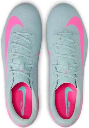 Nike Mercurial Vapor 16 Academy AG Low-Top Soccer Cleats (FQ8364-301, Ocean Cube/Pink Blast) in Saudi Arabia