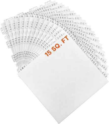 VEVOR Dryland Tiles for Hockey Floor Mat, 12 x 12 in Interlocking Versatile Training Surface, Dance Floor Tiles, Hockey Training Equipment Board for Shooting in Saudi Arabia