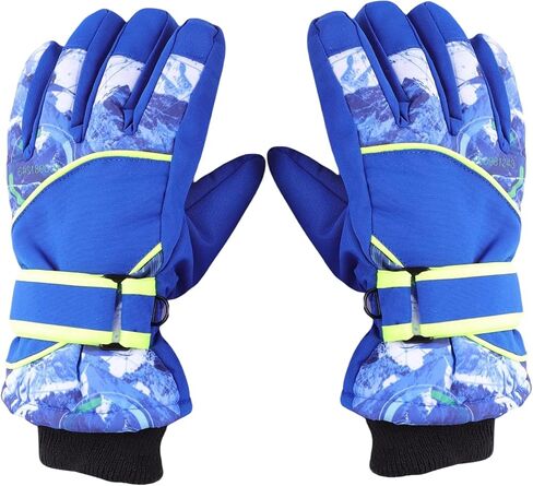 Outdoors Kids Winter Snow Gloves Windproof Cold Weather Ski Gloves for Boys Girls 5-8Years in Saudi Arabia