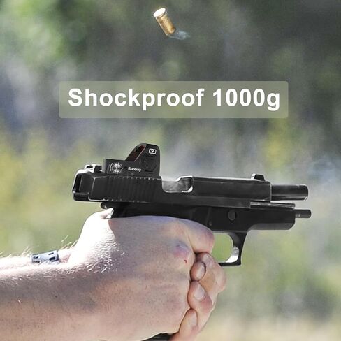 مشهد نقطة حمراء صغيرة، بصريات نقطة حمراء مستيقظا لبصمة قطع RMR، شبكاني 2MOA، 12 مشهد منعكس لضبط السطوع، يتضمن حوامل Picatinny مقاس 20 مم وقاعدة منخفضة المظهر in Kuwait