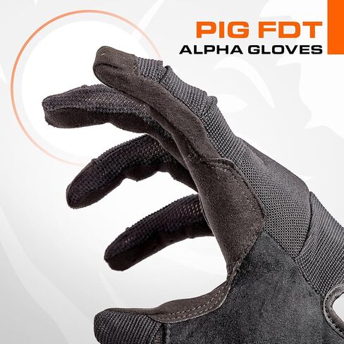PIG Alpha Full Dexterity Tactical Gloves for Shooting, Touchscreen Compatible, Breathable, 1 Pair in Saudi Arabia