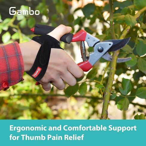 Gambo Thumb Brace, CMC Thumb Brace for Osteoarthritis Joint Pain - CMC Joint Arthritis Stabilizer for Women and Men with Enhanced Comfort (Large, Right Hand) in Saudi Arabia