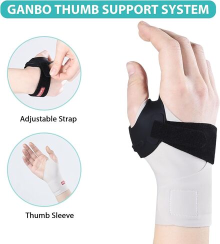 Gambo Thumb Brace, CMC Thumb Brace for Osteoarthritis Joint Pain - CMC Joint Arthritis Stabilizer for Women and Men with Enhanced Comfort (Large, Right Hand) in Saudi Arabia