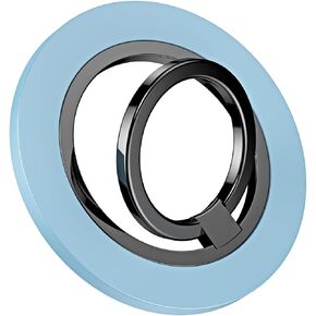KutumyQC Magnetic 360 ° Rotate Cell Phone Ring for MagSafe, Magnetic Phone Grip, Phone Ring Holderwith Adjustable Kickstand for iPhone 14/13/12(Plus,Mini,Pro, Pro Max), Smartphone Accessories Black