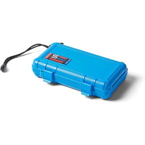 S3 Cases T3000 Waterproof Dry Box Protetive Case - Mil Spec/USA Made/IP67 Waterproof/Lockable/Airtight/Smell Proof - for Phones, Wallets, Keys, Knives, Survival, Boating, Camping & Watersports (Blue)