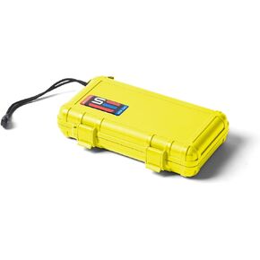 S3 Cases T3000 Waterproof Dry Box Protetive Case - Mil Spec/USA Made/IP67 Waterproof/Lockable/Airtight/Smell Proof - for Phones, Wallets, Keys, Knives, Survival, Boating, Watersports (Yellow)
