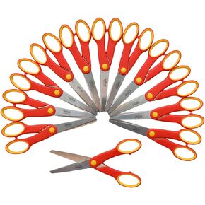 School Smart Blunt Tip Student Scissors, 6-1/4 Inches, Pack of 12