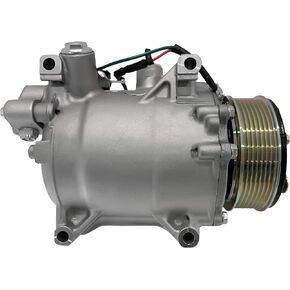 RYC New AC Compressor and A/C Clutch IH580-01 (Fits Honda CR-V 2.4L 2007, 2008, 2009, 2010, 2011, 2012, 2013, 2014; Fits Acura RDX 2.3L 2007, 2008, 2009, 2010, 2011, 2012)