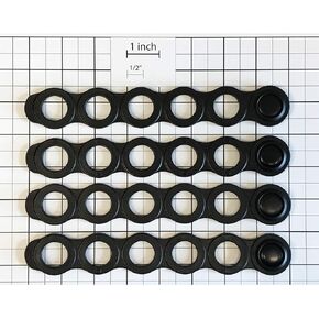 5-Hole World Style Rubber Bike Rack Strap 4-Pack Compatible with Yakima 8820103