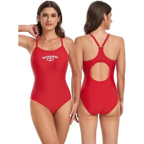 Adoretex New Girl's/Women's Standard Guard Adjustable Straps Bathing Suit, One Piece Swimsuit with Padded Bra