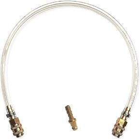 SHOOSHINE 35“ / 90cm Boat Hydraulic Steering Bleed Kit for Sea star Hydraulic Cylinders Hydraulic Steering Fluid Bleeder Tube Kit Used for All Outboard Sterndrive Inboard Hydraulic Helms