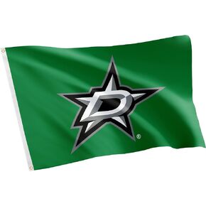 Desert Cactus Dallas Stars 100% Polyester Indoor Outdoor 3x5 feet National Hockey League Team Flags (Design #1)