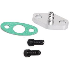 Boost Monkey Turbo Oil Feed Restricter Flange -AN4 W/ Built In Restricter For Ball Bearing Turbos