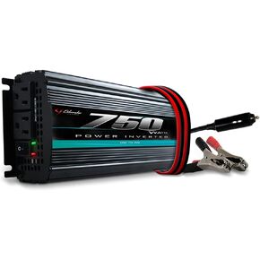 Schumacher PI-750 DC to AC Digital Power Inverter for Cars - 750W - with AC Power Outlets to Power Devices and Accessories