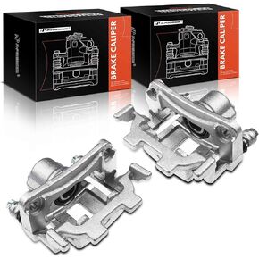A-Premium Disc Brake Caliper Assembly with Bracket Compatible with Select Nissan Models - Maxima 2009-2018 - Rear Driver and Passenger Side, 2-PC Set